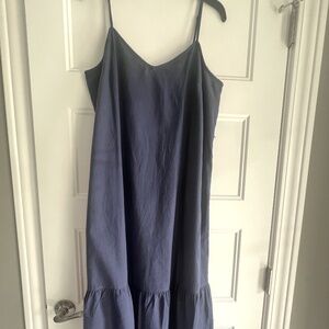 Universal Thread Navy Blue Tiered Maxi Dress – Size M